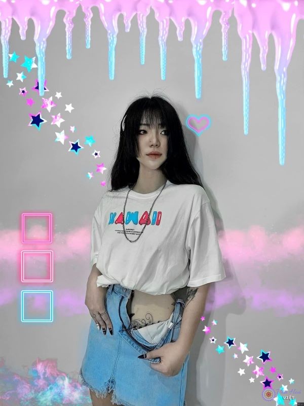 Ngoại hình xinh đẹp của cô nàng