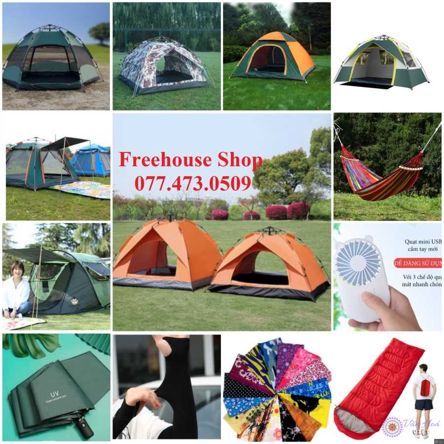 Một số sản phẩm lều phượt của Freehouse Shop được khách hàng ưu ái chọn lựa