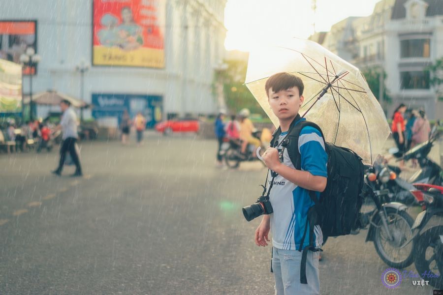 Nhiếp ảnh gia Kunzing Long An với niềm đam mê nhiếp ảnh từ thuở học sinh.