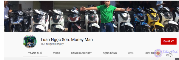 Anh sở hữu kênh youtube với lượt người đăng kí lớn